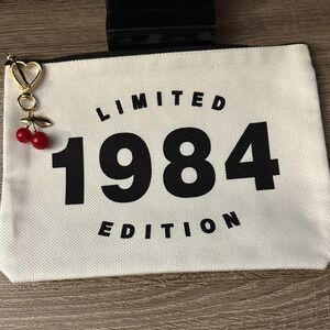 Limited Edition 1984 White Cosmetic Bag
